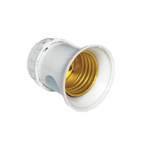 Đuôi đèn xoáy treo trắng