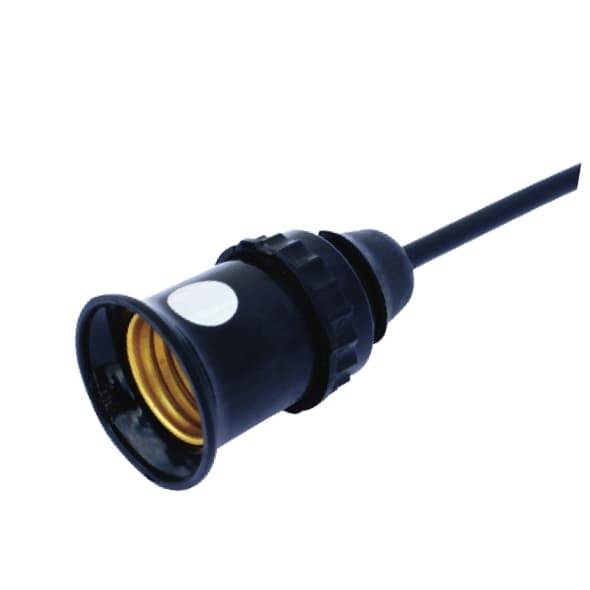 Đuôi đèn xoáy treo 2 tấc đen