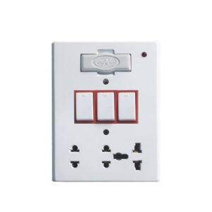 Bảng điện ráp sẵn T03 3 công tắc